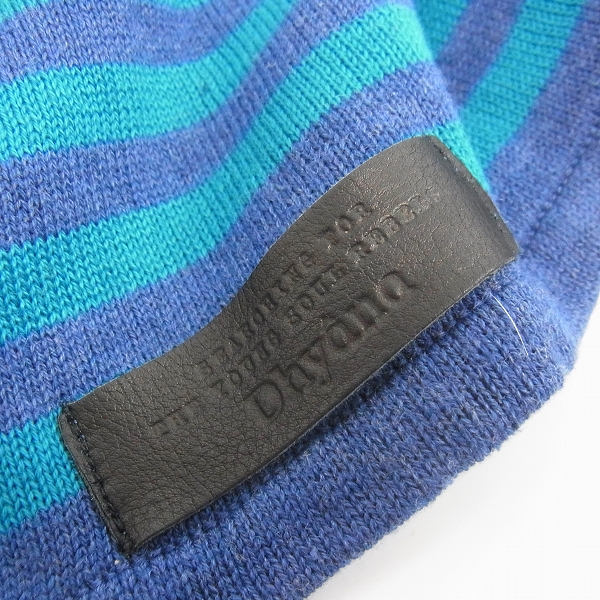 実際に弊社で買取させて頂いたDhyana/ディアーナ ボーダー ニットキャップ/ニット帽の画像 5枚目