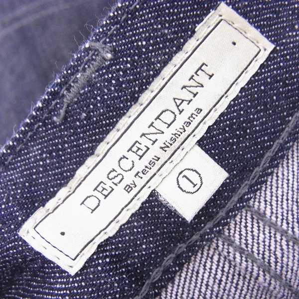 実際に弊社で買取させて頂いたDESCENDANT/ディセンダント ノンウォッシュデニムパンツ/ジーンズ/1の画像 4枚目