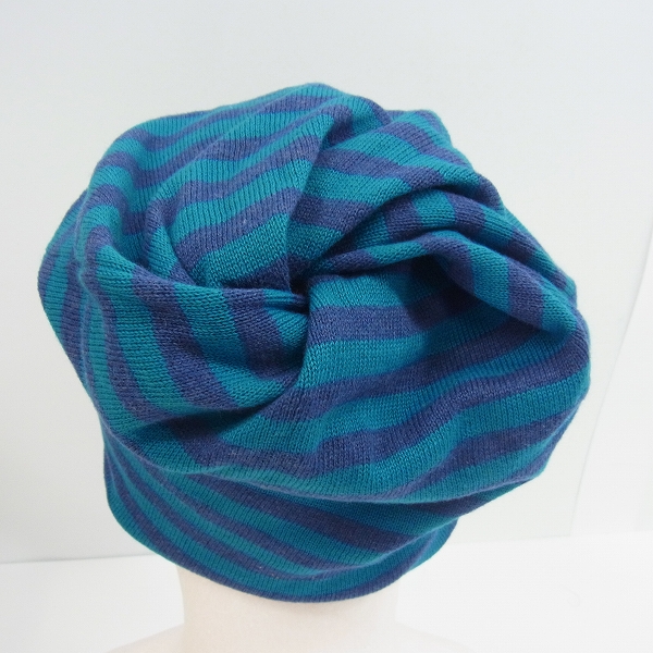 実際に弊社で買取させて頂いたDhyana/ディアーナ ボーダー ニットキャップ/ニット帽の画像 3枚目