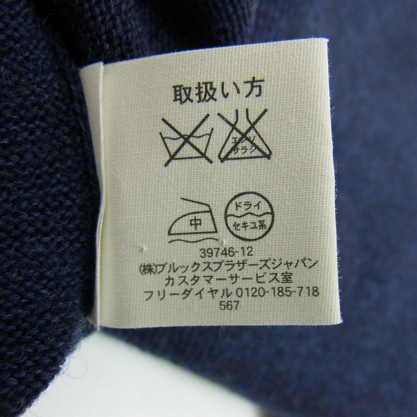 実際に弊社で買取させて頂いたBrooks Brothers/ブルックスブラザーズ ウール混 Vネックニット/セーター L の画像 4枚目