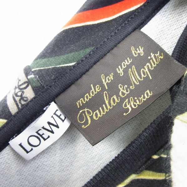 実際に弊社で買取させて頂いたLOEWE/ロエベ 17AW Loewe x Paula's Flags 総柄プルオーバーパーカー Mの画像 2枚目