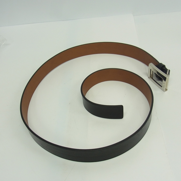 実際に弊社で買取させて頂いたdunhill/ダンヒル レザーベルト/バックル付きの画像 9枚目