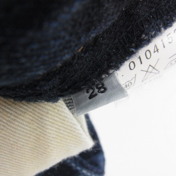 実際に弊社で買取させて頂いたFACTOTUM/ファクトタム タイトストレートデニムパンツ インディゴ 01041520/28の画像 3枚目