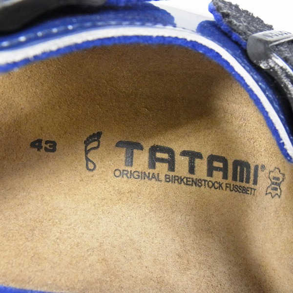 実際に弊社で買取させて頂いたsacai×BIRKENSTOCK/サカイ×ビルケンシュトック タタミ サンダル コラボ/43の画像 4枚目
