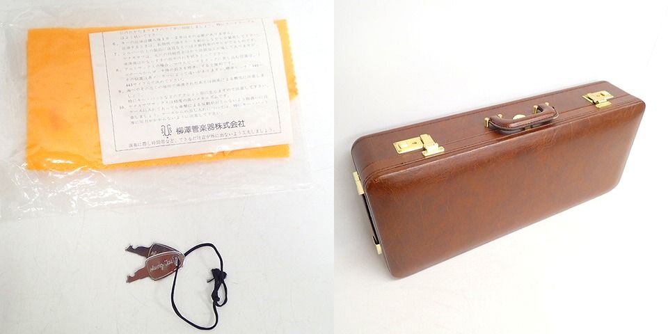 実際に弊社で買取させて頂いた★YANAGISAWA/ヤナギサワ A-990 アルトサックス 彫刻入 金管楽器 マウスピース/ハードケース付の画像 9枚目