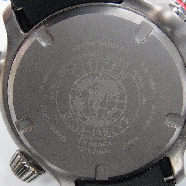 実際に弊社で買取させて頂いたCITIZEN/シチズン プロマスター エコドライブ アルティクロン J280-T019773の画像 3枚目