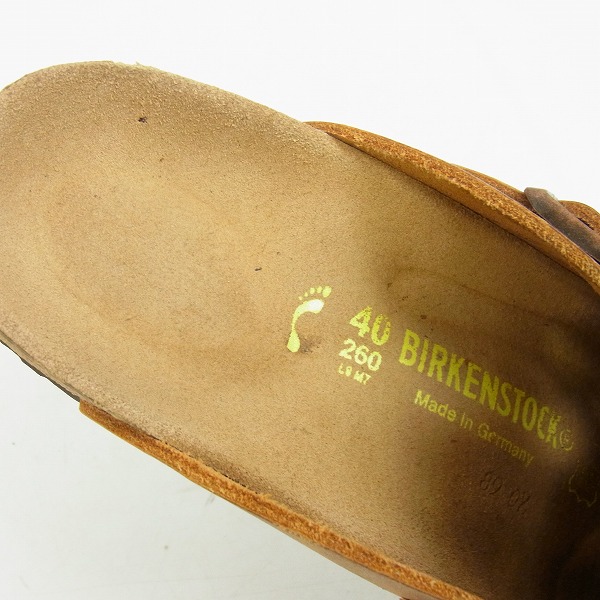 実際に弊社で買取させて頂いたBIRKENSTOCK/ビルケンシュトック BOSTON/ボストン レザー サンダル/26の画像 4枚目