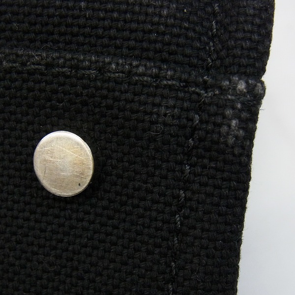 実際に弊社で買取させて頂いたBurberry Blue Label/バーバリーブルーレーベル キャンパス トートバッグ ブラックの画像 7枚目