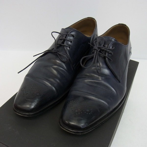 実際に弊社で買取させて頂いたHUGO BOSS/ヒューゴボス メダリオン レザーシューズ 8