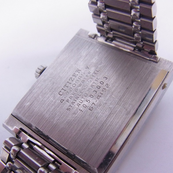 実際に弊社で買取させて頂いたCITIZEN/シチズン SQUARE CUSTOM 自動巻き 腕時計 1972年の画像 3枚目