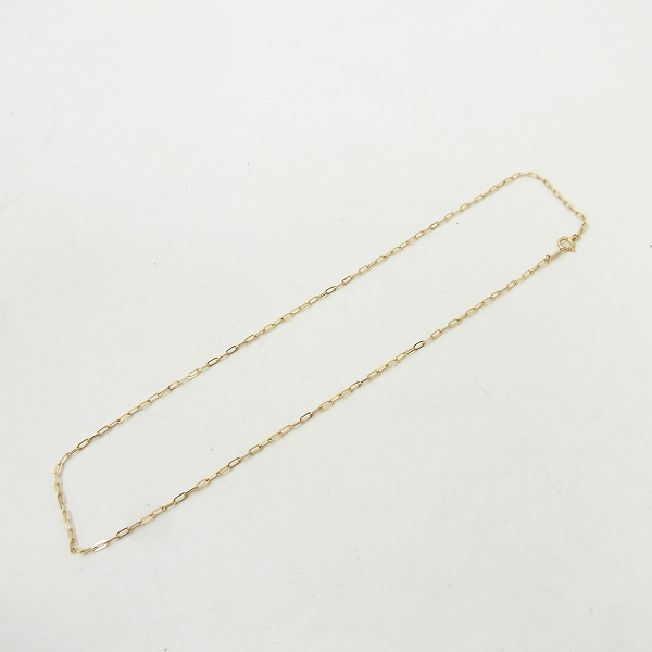 実際に弊社で買取させて頂いたEYEFUNNY/アイファニー 18K デザインチェーン 40cmの画像 4枚目