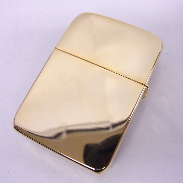 ZIPPO/ジッポー 1941レプリカ シェルチェック 天然黄蝶貝＆白蝶貝 2005 