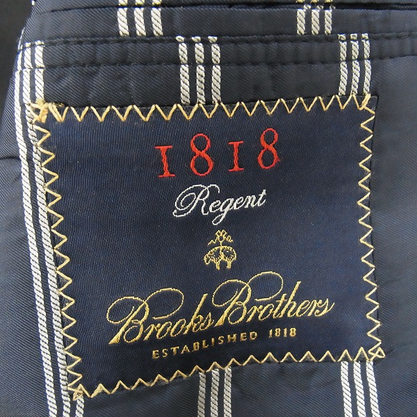 実際に弊社で買取させて頂いたBROOKS BROTHERS/ブルックスブラザーズ ウール テーラードジャケット/38の画像 2枚目