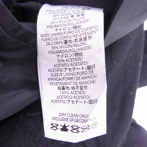 実際に弊社で買取させて頂いたARMANI EXCHANGE/アルマーニエクスチェンジ ウール混 チェスターコート Mの画像 4枚目