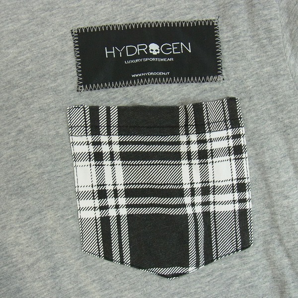 実際に弊社で買取させて頂いたHYDROGEN/ハイドロゲン 胸ポケットTシャツ/XLの画像 6枚目