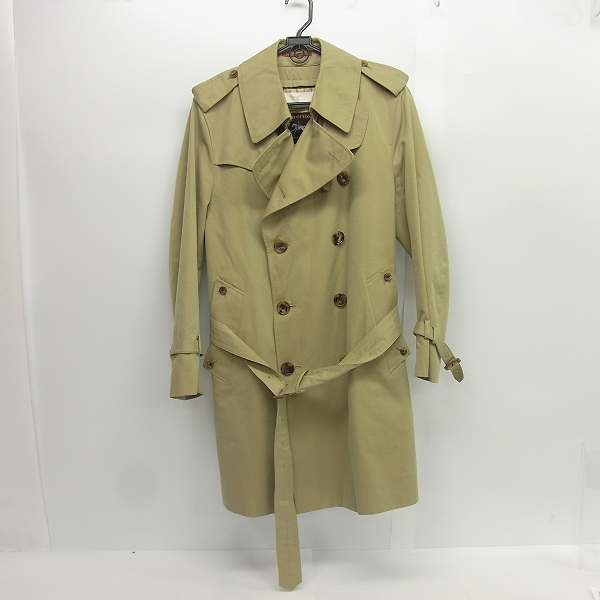 実際に弊社で買取させて頂いたEDIFICE/エディフィス PURE NEW WOOL Whiteley and Green ライナー付トレンチコート/46