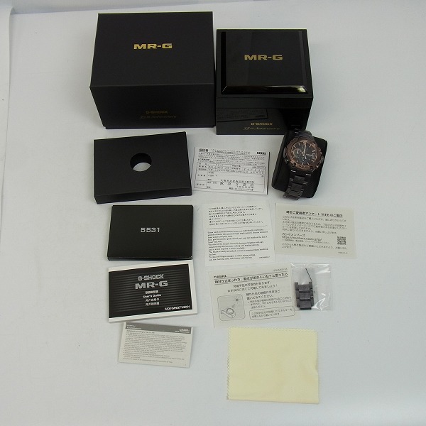 実際に弊社で買取させて頂いたG-SHOCK/Gショック 腕時計 35周年記念 350本限定 MR-G バーゼル クロノグラフ タフソーラー MRG-G2000HAの画像 7枚目