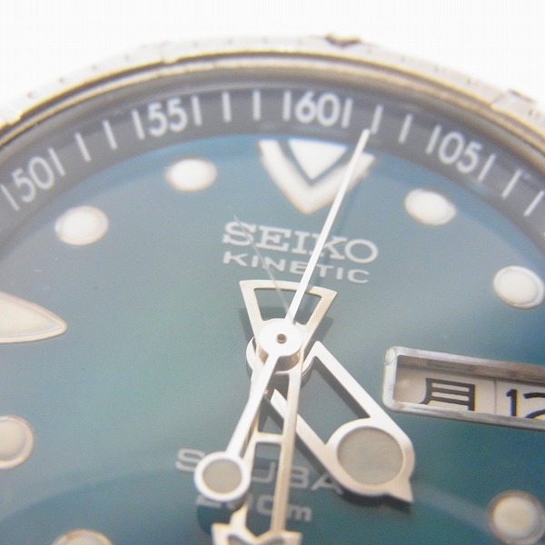 ま*ん様 セイコー SEIKO ダイバーズウォッチ キネティック 5M43-0C セイコー SEIKO キネティック 200m ビンテージダイバー 2次電池