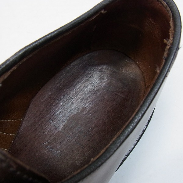 実際に弊社で買取させて頂いたAllen Edmonds/アレンエドモンズ コードバン プレーントゥ レザーシューズ 9591/8.5の画像 4枚目