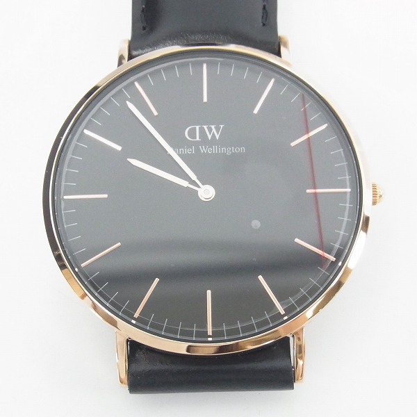 実際に弊社で買取させて頂いたDaniel Wellington/ダニエルウェリントン シェフィールド 腕時計 RG 40mm コーンウォール RG 20mm【動作未確認】