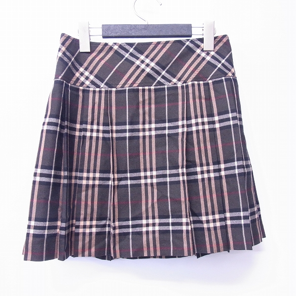実際に弊社で買取させて頂いたBURBERRY BLUE LABEL/バーバリーブルーレーベル 三陽商会 ウール スカート/36