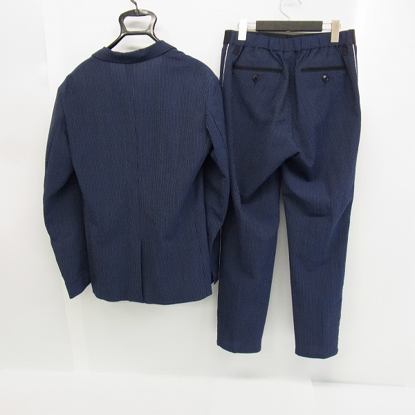 実際に弊社で買取させて頂いたVALLIS by FACTOTUM/ヴァリスbyファクトタム 17SS シアサッカージャケット/イージーパンツ/46の画像 1枚目