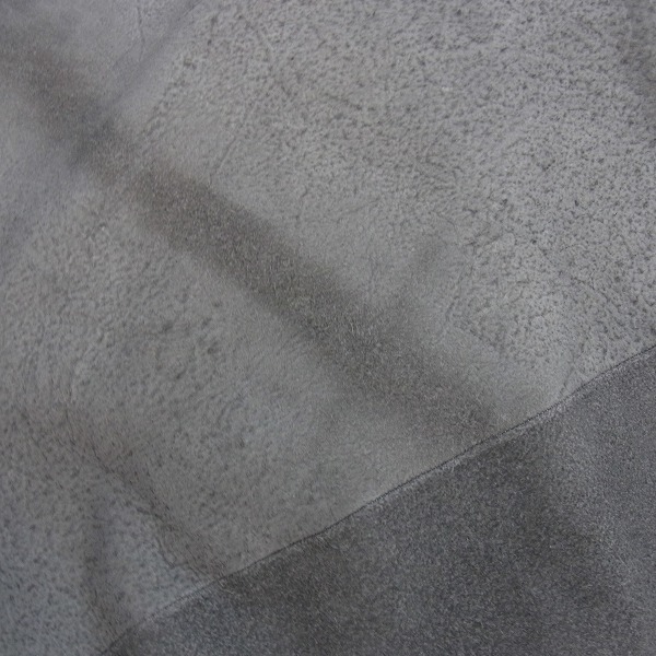 実際に弊社で買取させて頂いたTAKAHIROMIYASHITA The SoloIst./ソロイスト シープレザー フリンジ付 大判ストールの画像 7枚目