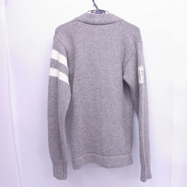 実際に弊社で買取させて頂いたHYDROGEN/ハイドロゲン スカルボタン ニットカーディガン/Lの画像 1枚目