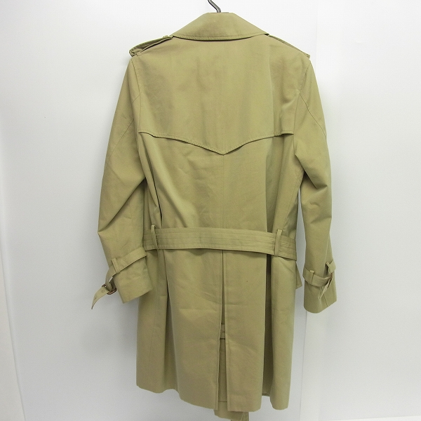 実際に弊社で買取させて頂いたEDIFICE/エディフィス PURE NEW WOOL Whiteley and Green ライナー付トレンチコート/46の画像 1枚目