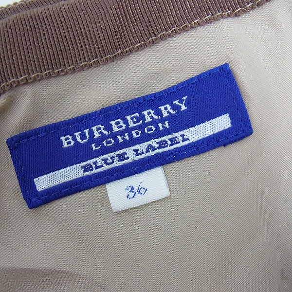 実際に弊社で買取させて頂いたBURBERRY BLUE LABEL/バーバリーブルーレーベル ウール混 スカート/36の画像 2枚目