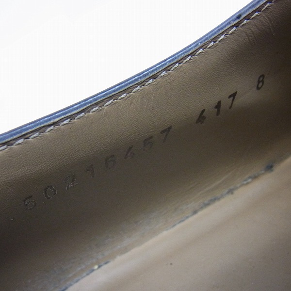 実際に弊社で買取させて頂いたHUGO BOSS/ヒューゴボス メダリオン レザーシューズ 8の画像 5枚目