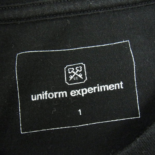 実際に弊社で買取させて頂いたuniform experiment/ユニフォームエクスペリメント 16SS ペイント ポケットTシャツ/1の画像 2枚目