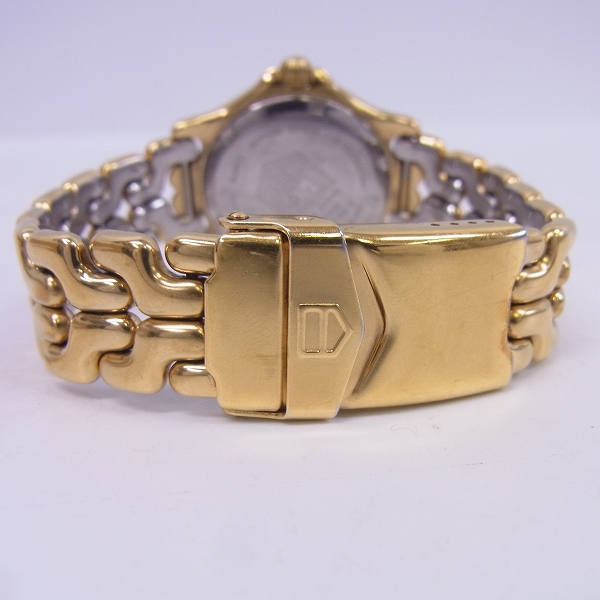 実際に弊社で買取させて頂いたTAG HEUER/タグホイヤー ゴールド 腕時計 S94.713M/E【動作未確認】の画像 1枚目