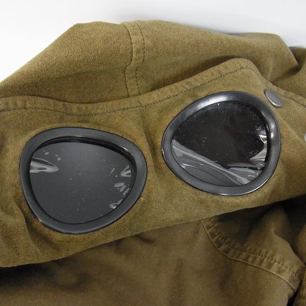 実際に弊社で買取させて頂いたC.P.COMPANY/シーピーカンパニー 襟コーデュロイ ゴーグルジャケット 12WM23138 A53/50 の画像 5枚目