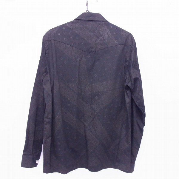 実際に弊社で買取させて頂いたCRIMIE/クライミー ペイズリー総柄 シャツジャケット ホースシュージッパー/L の画像 1枚目