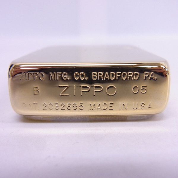 ZIPPO/ジッポー 1941レプリカ シェルチェック 天然黄蝶貝＆白蝶貝 2005 