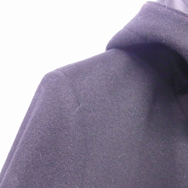 実際に弊社で買取させて頂いたEDIFICE/エディフィス ウール フードコート Mの画像 6枚目