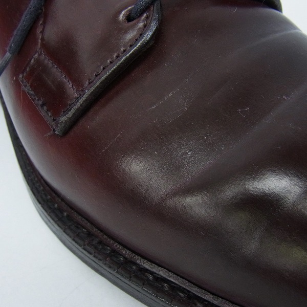 実際に弊社で買取させて頂いたAllen Edmonds/アレンエドモンズ コードバン プレーントゥ レザーシューズ 9591/8.5の画像 6枚目