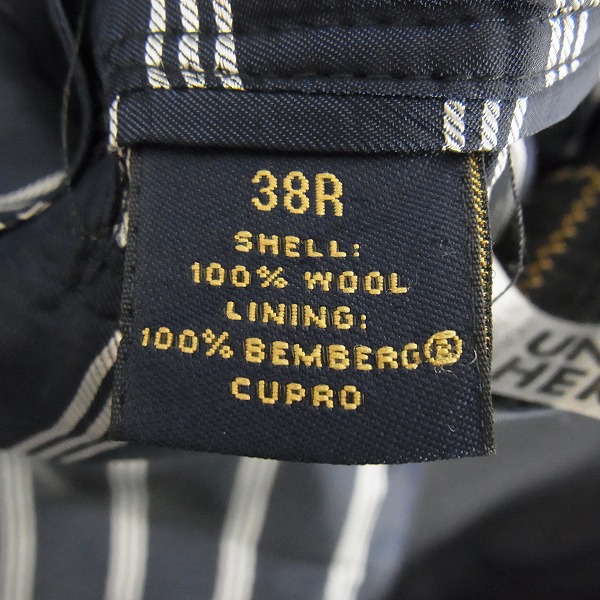 実際に弊社で買取させて頂いたBROOKS BROTHERS/ブルックスブラザーズ ウール テーラードジャケット/38の画像 3枚目