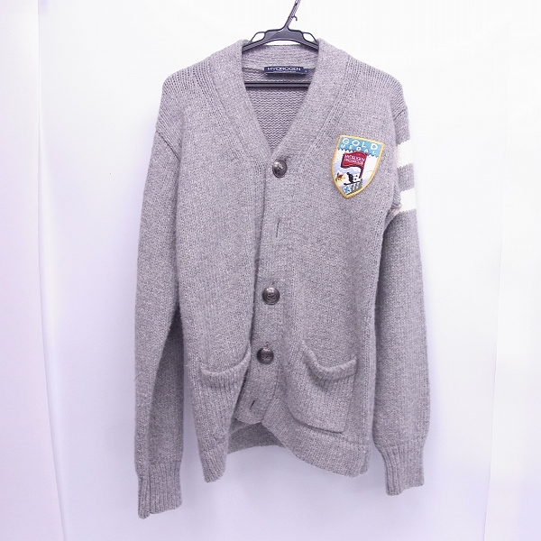 実際に弊社で買取させて頂いたHYDROGEN/ハイドロゲン スカルボタン ニットカーディガン/L