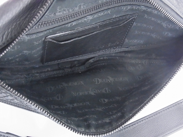 実際に弊社で買取させて頂いたDEAL DESIGN/ディールデザイン リップショルダーバッグ/レザーの画像 4枚目