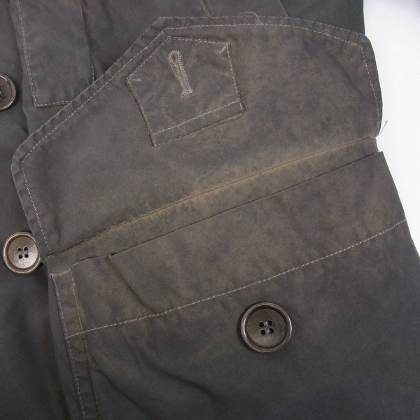 実際に弊社で買取させて頂いたC.P.COMPANY/シーピーカンパニー ナイロン フーデッド コート/ジャケット 46164333/1060/52の画像 7枚目