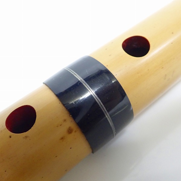 実際に弊社で買取させて頂いた都山流 尺八 昌山銘/井上昌山 銀巻 約48cm/約315g 和楽器の画像 5枚目