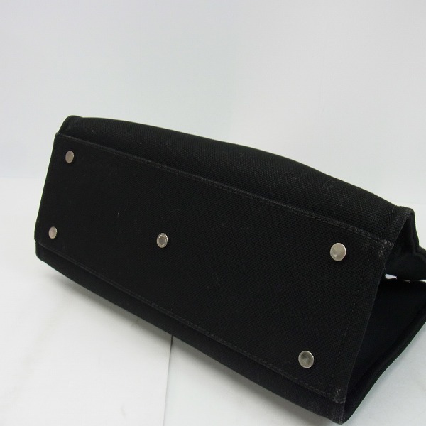 実際に弊社で買取させて頂いたBurberry Blue Label/バーバリーブルーレーベル キャンパス トートバッグ ブラックの画像 2枚目