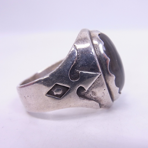 実際に弊社で買取させて頂いたCRAZY PIG/クレイジーピッグ CRYSTAL SKULL/クリスタル スカル リング 23号の画像 4枚目