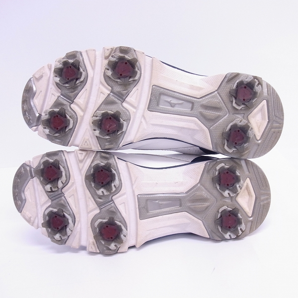 実際に弊社で買取させて頂いたMizuno/ミズノ ゴルフシューズ NEXLITE 003 Boa 51GW161014 24cm ホワイト/ネイビーの画像 2枚目