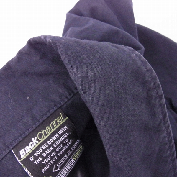 実際に弊社で買取させて頂いたBACKCHANNEL/バックチャンネル スイングトップ ブルゾン/Lの画像 4枚目