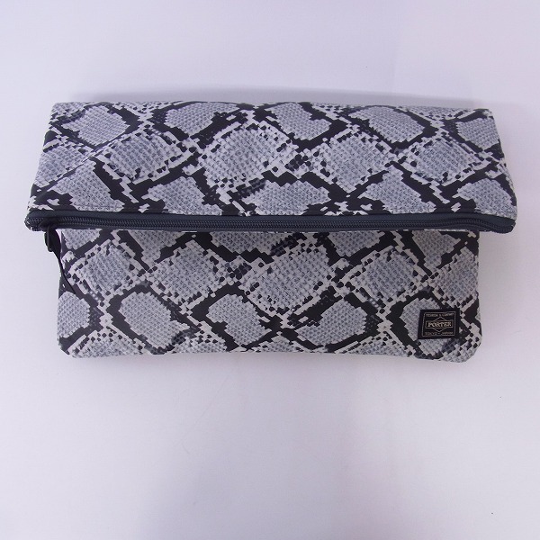 実際に弊社で買取させて頂いたHEAD PORTER/ヘッドポーター PYTHON/パイソン CLUTCH BAG/クラッチバッグ