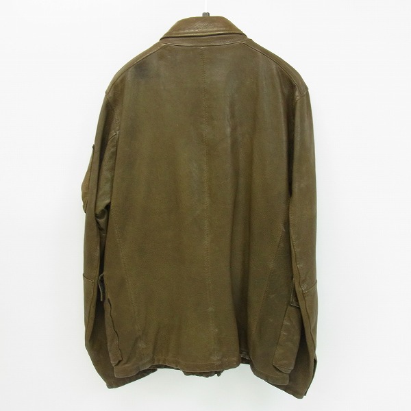 実際に弊社で買取させて頂いたC.P.COMPANY/シーピーカンパニー レザージャケット 14WCPUL02536/50の画像 1枚目