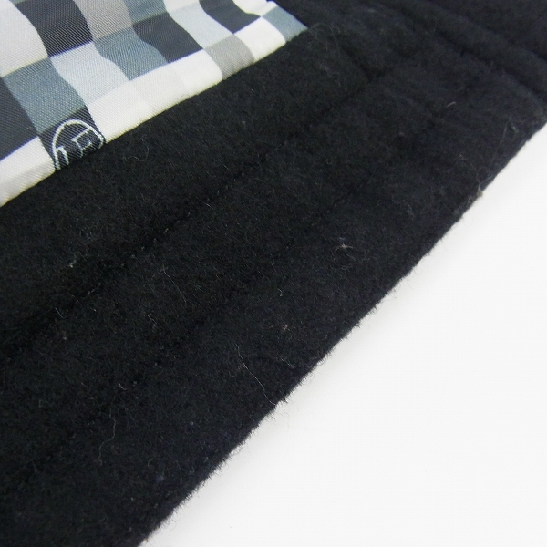 実際に弊社で買取させて頂いたuniform experiment/ユニフォームエクスペリメント Wool Melton Double Riders JKT/1の画像 5枚目